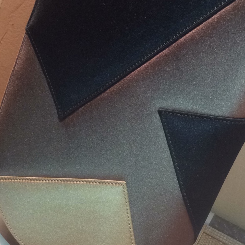 Renaud Pellegrino Large Multicolor Satin Clutch - Picture 11 of 16